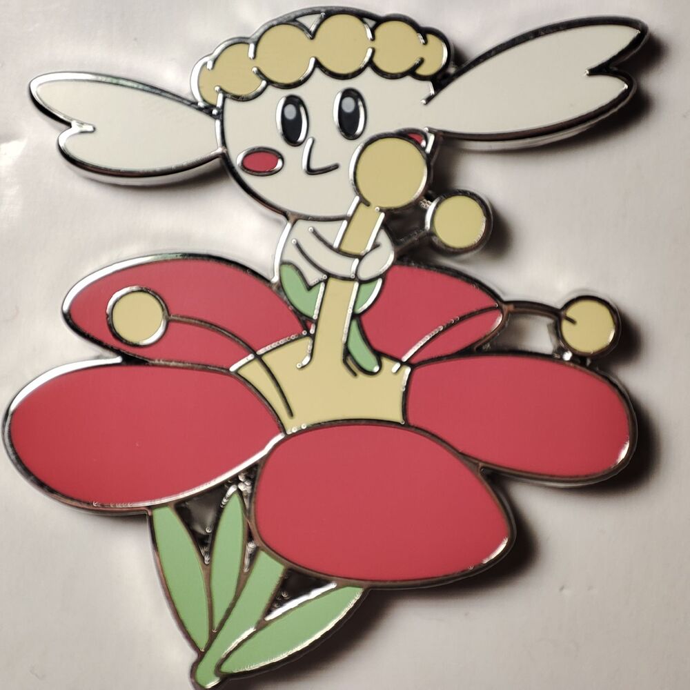 Pokemon Flabebe Enamel Pin Official Nintendo Collectible Lapel Pin Badge Figure